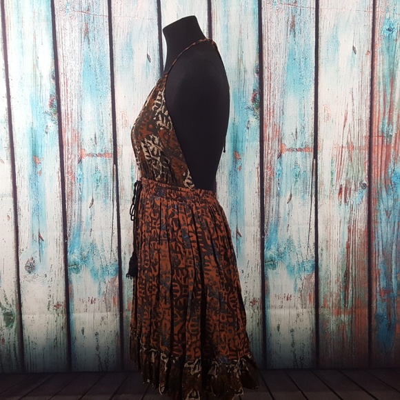 Free People Mini Beach Day Halter Dress - Picture 3 of 8